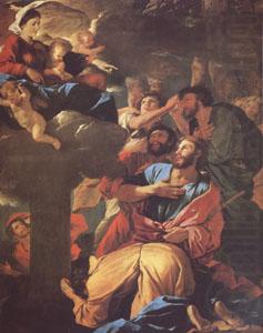 The VIrgin of the Pillar Appearing to ST James the Major (mk05), Nicolas Poussin